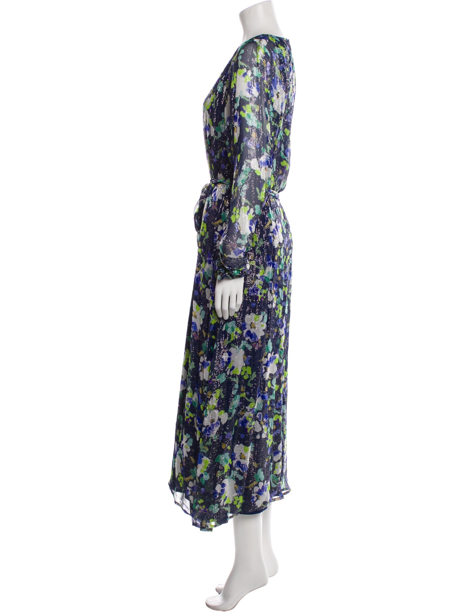 Essentiel Antwerp Floral Print Long Dress