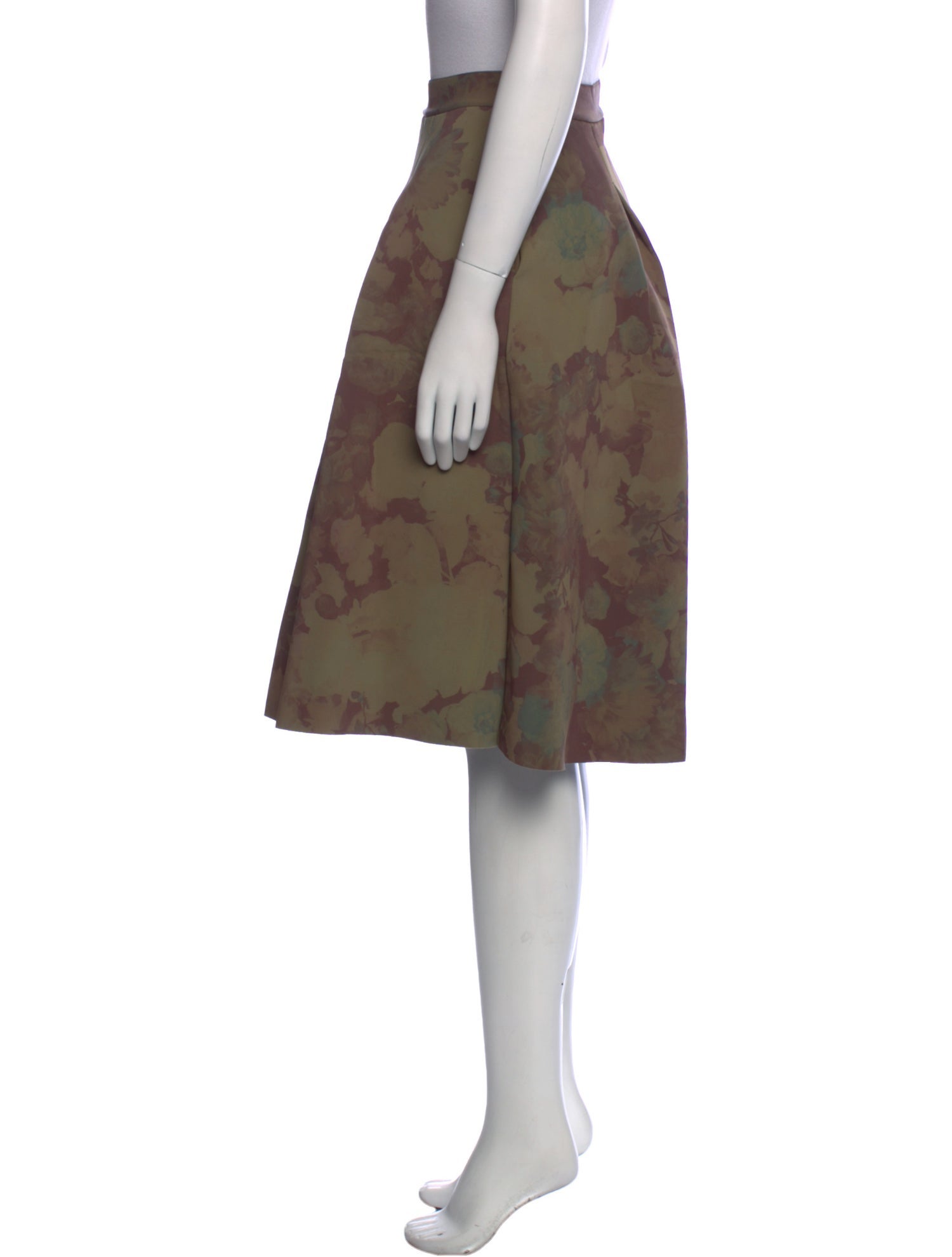 Essentiel Antwerp Floral Print Knee-Length Skirt