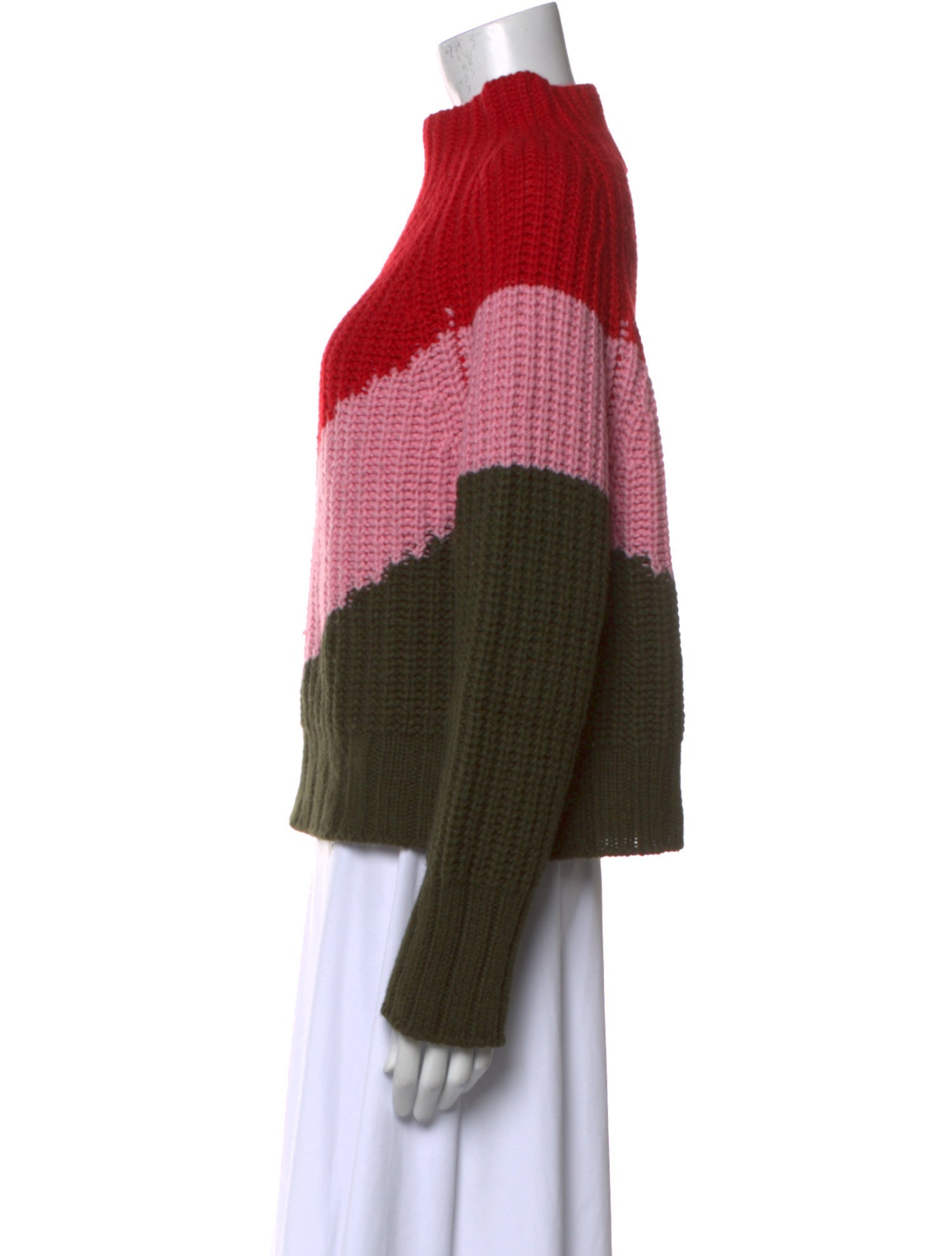 Essentiel Antwerp Printed Mock Neck Sweater