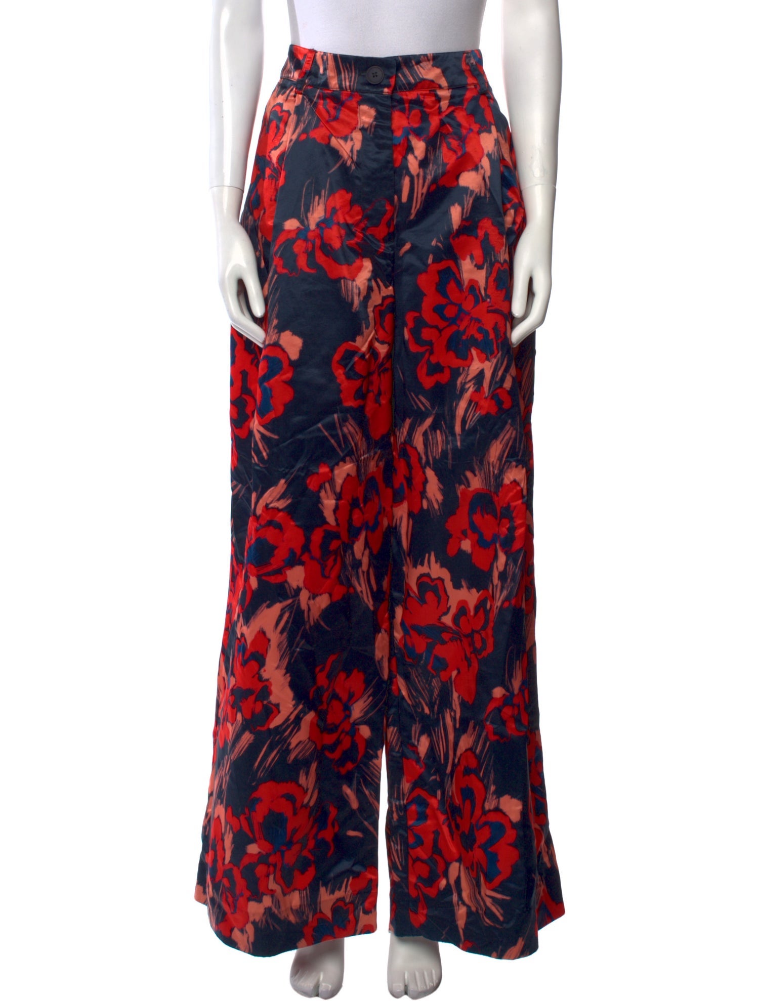 Essentiel Antwerp Floral Print Wide Leg Pants