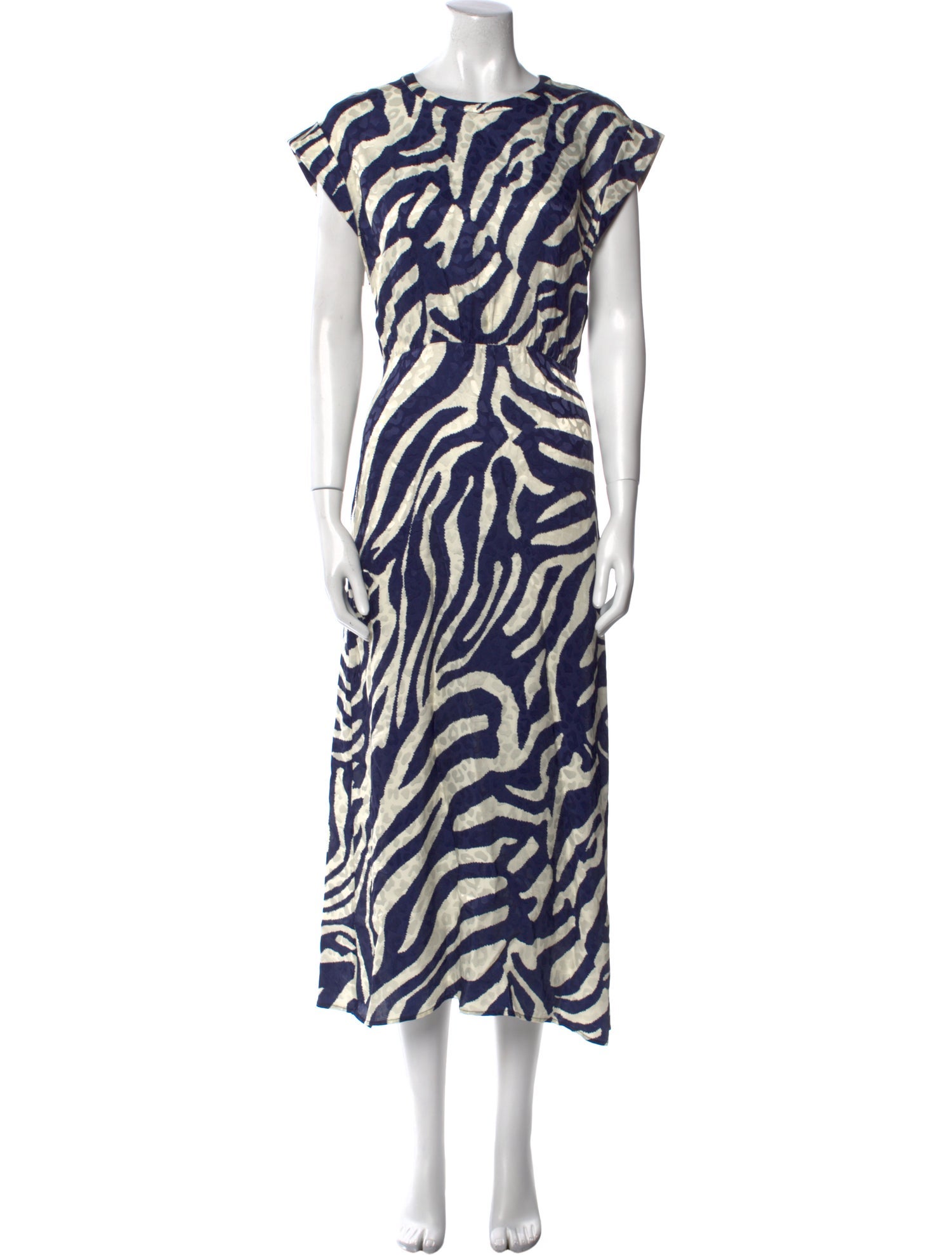 Essentiel Antwerp Animal Print Long Dress