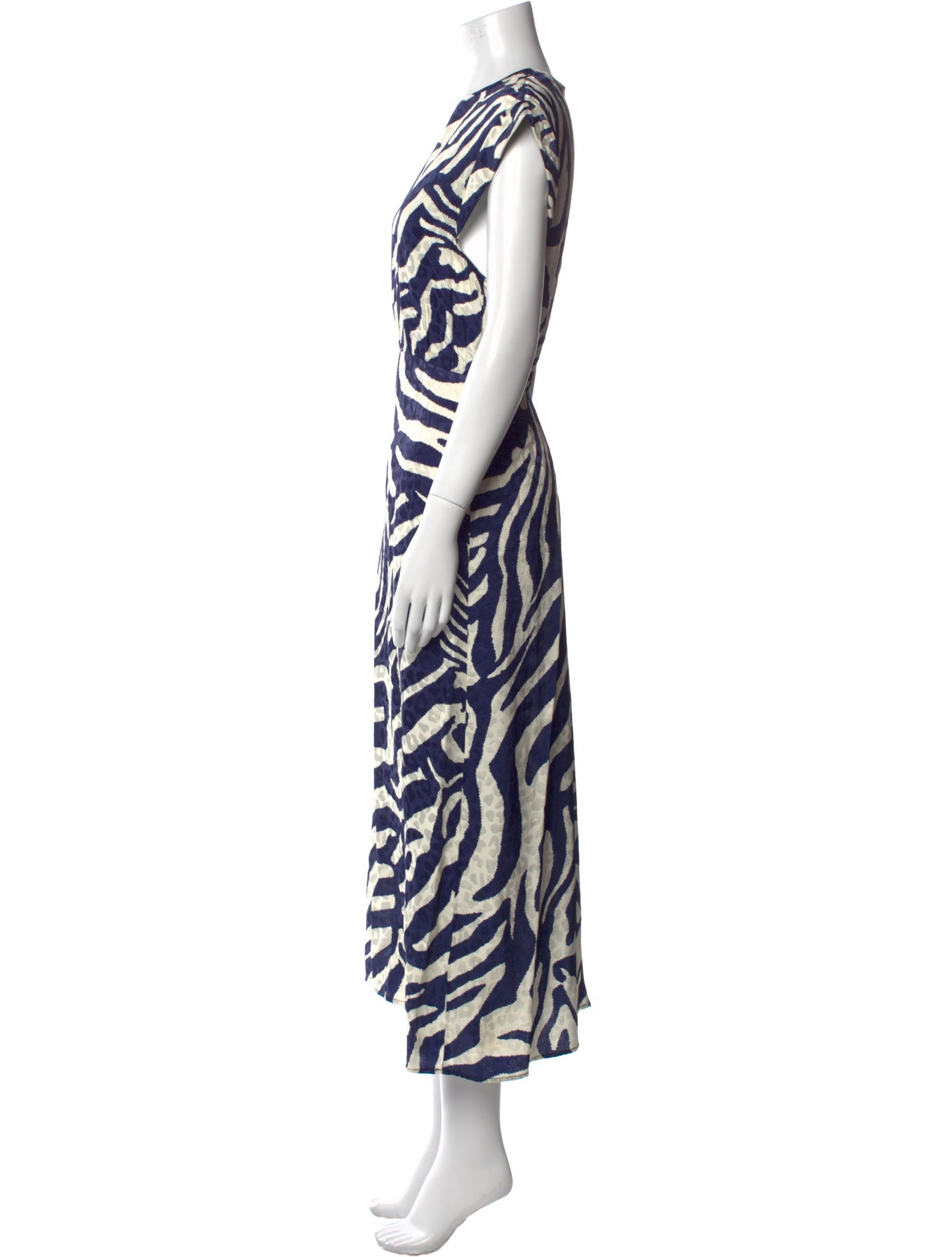 Essentiel Antwerp Animal Print Long Dress