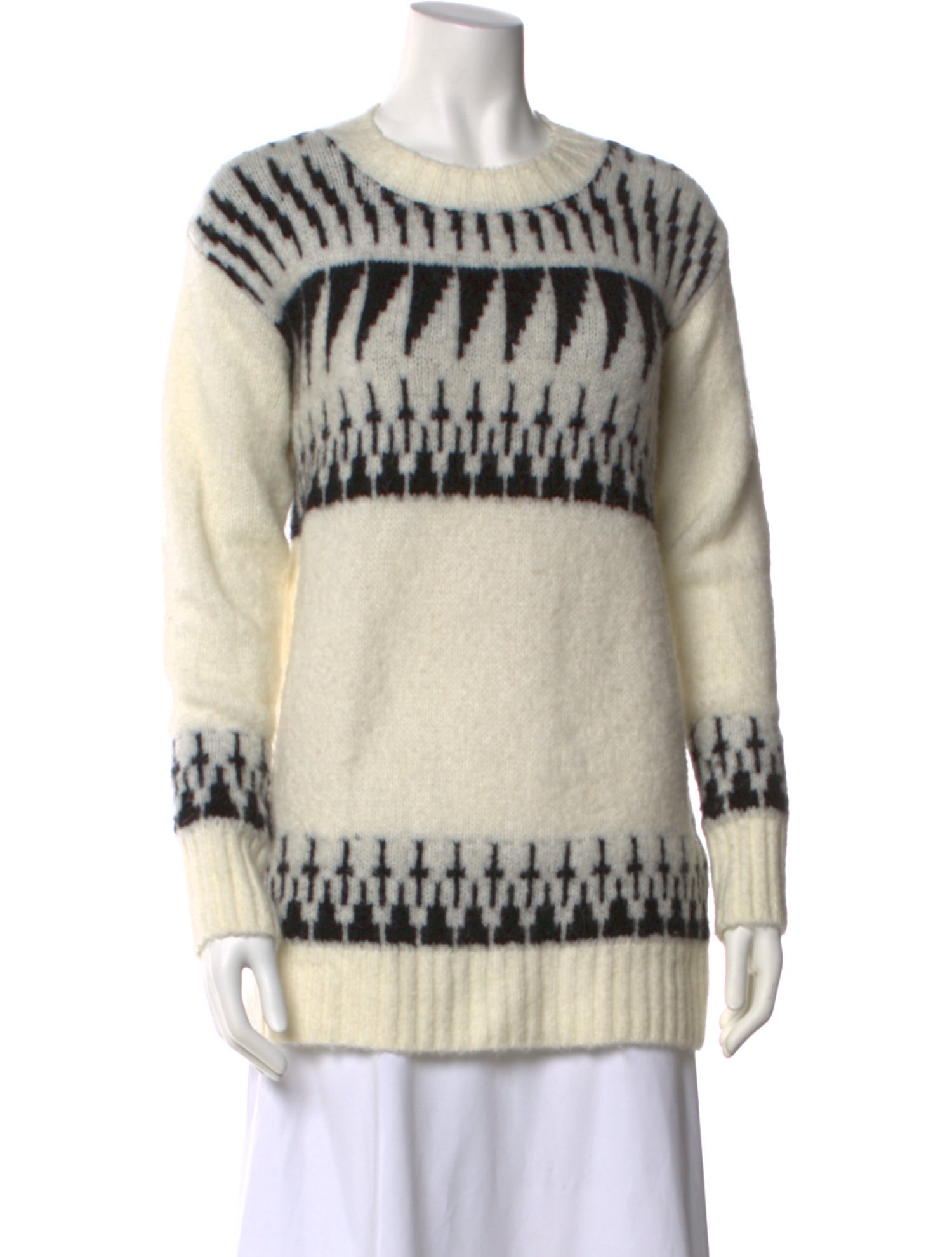 Essentiel Antwerp Printed Scoop Neck Sweater