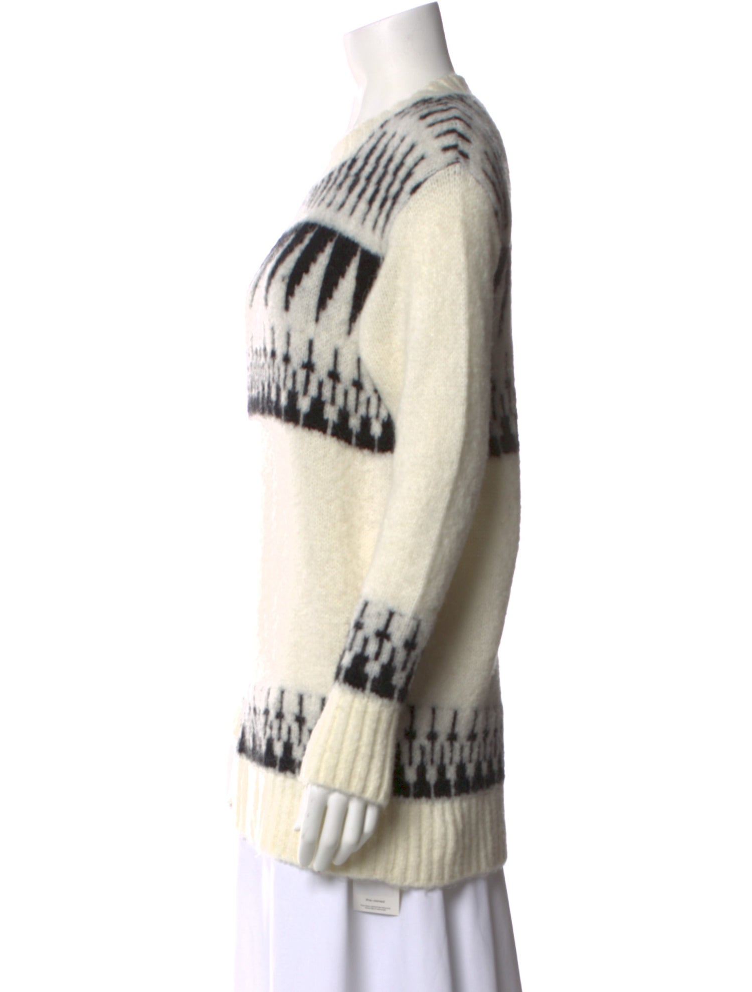 Essentiel Antwerp Printed Scoop Neck Sweater