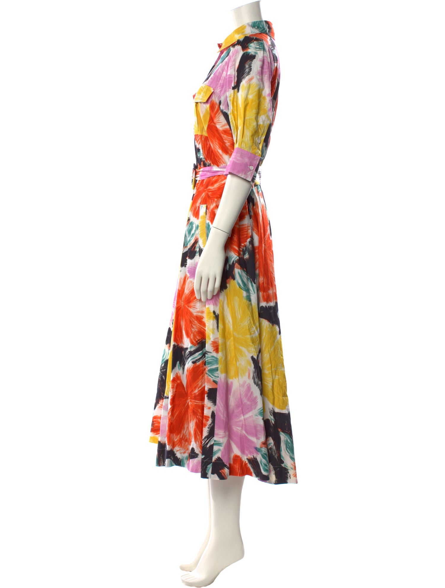 Essentiel Antwerp Floral Print Long Dress
