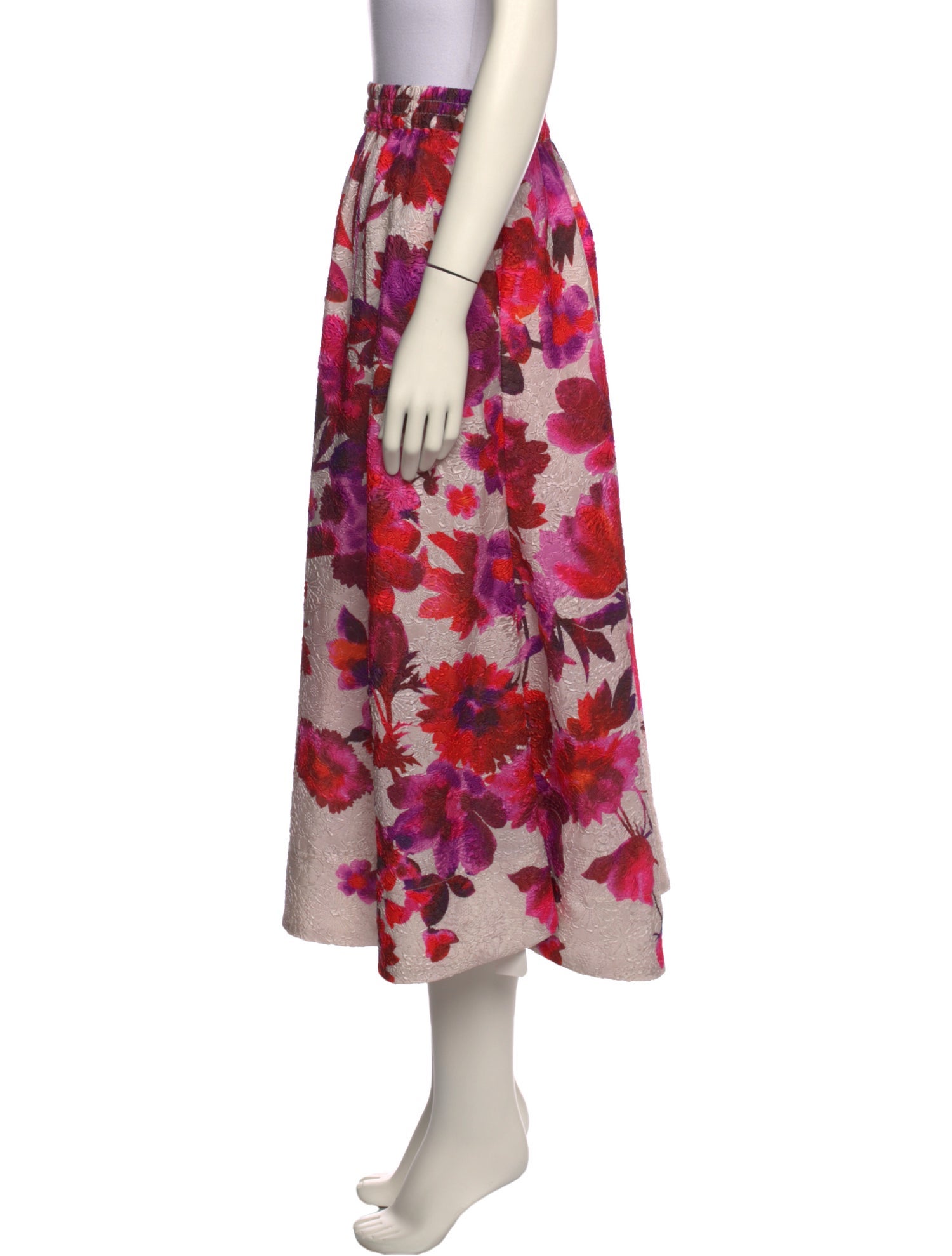 Essentiel Antwerp Floral Print Midi Length Skirt