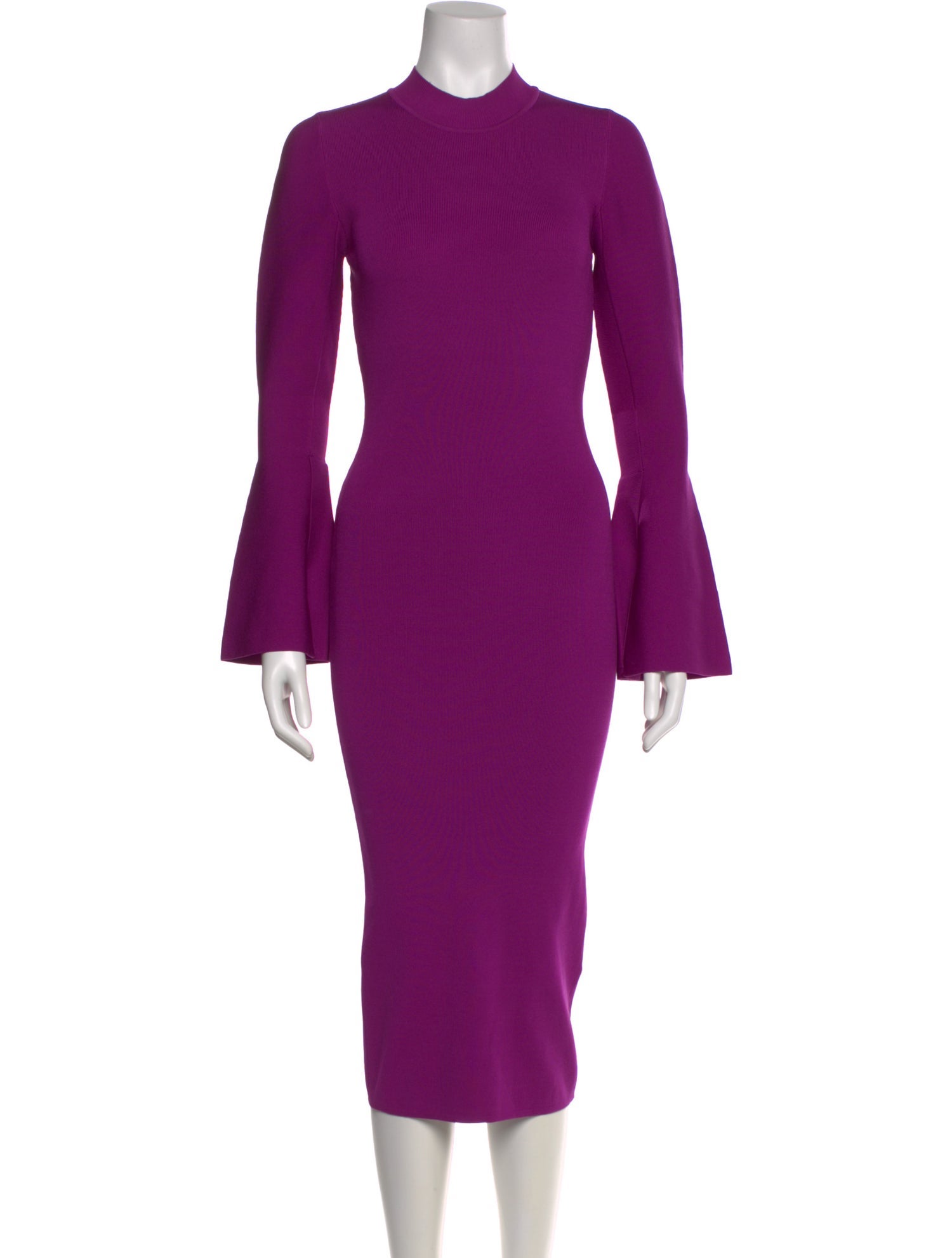 Essentiel Antwerp Mock Neck Midi Length Dress