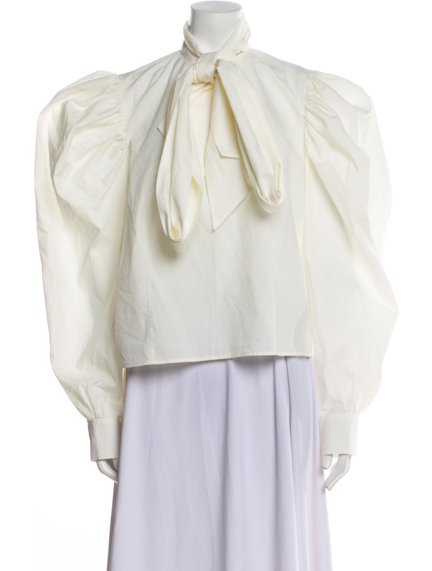 Anouki Mock Neck Long Sleeve Blouse