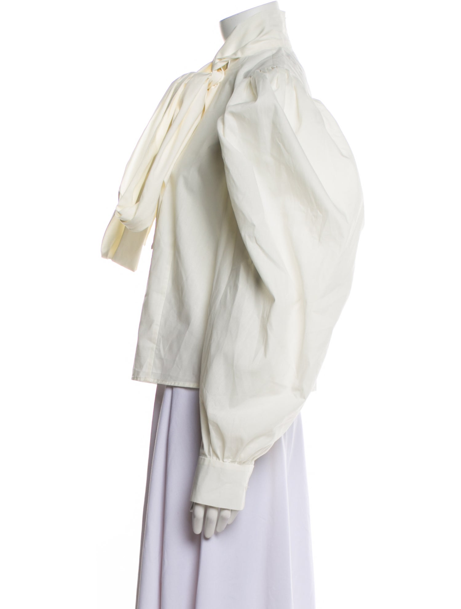 Anouki Mock Neck Long Sleeve Blouse