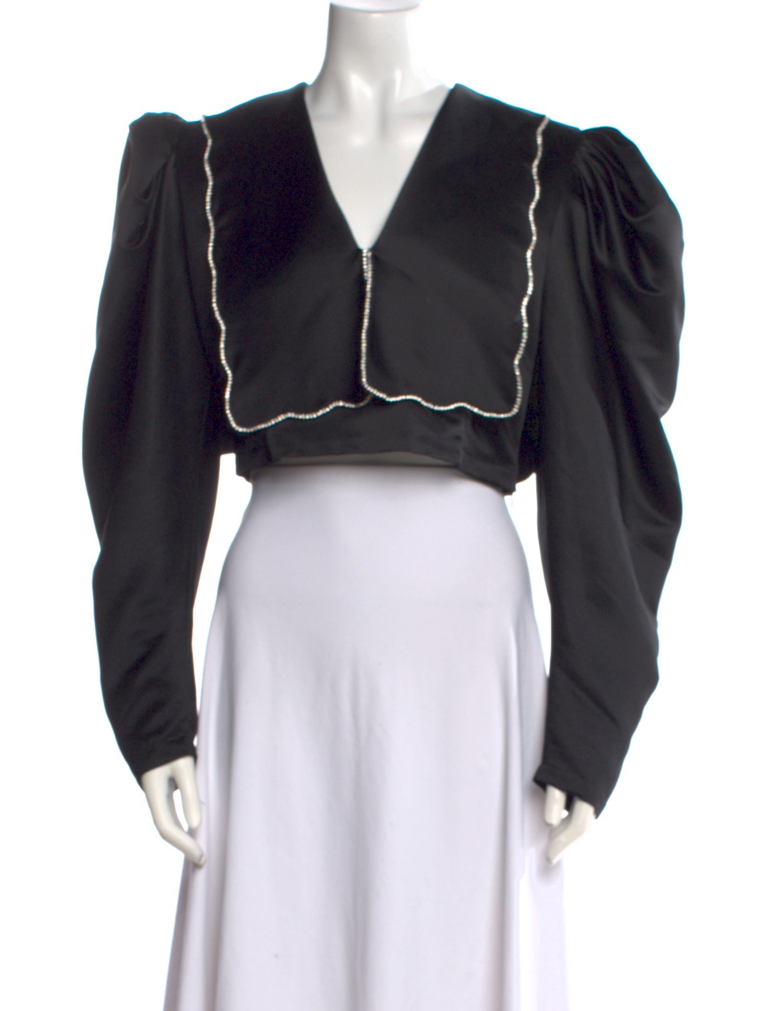 Anouki V-Neck Long Sleeve Crop Top w/ Tags