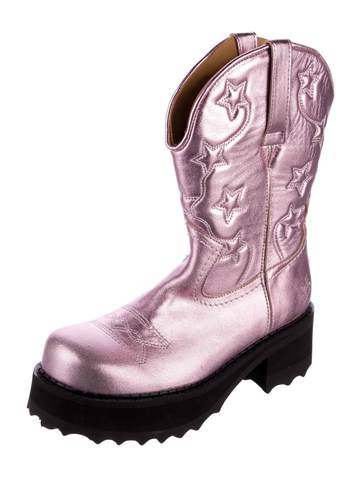 Anna Sui X John Fluevog Leather Combat Boots