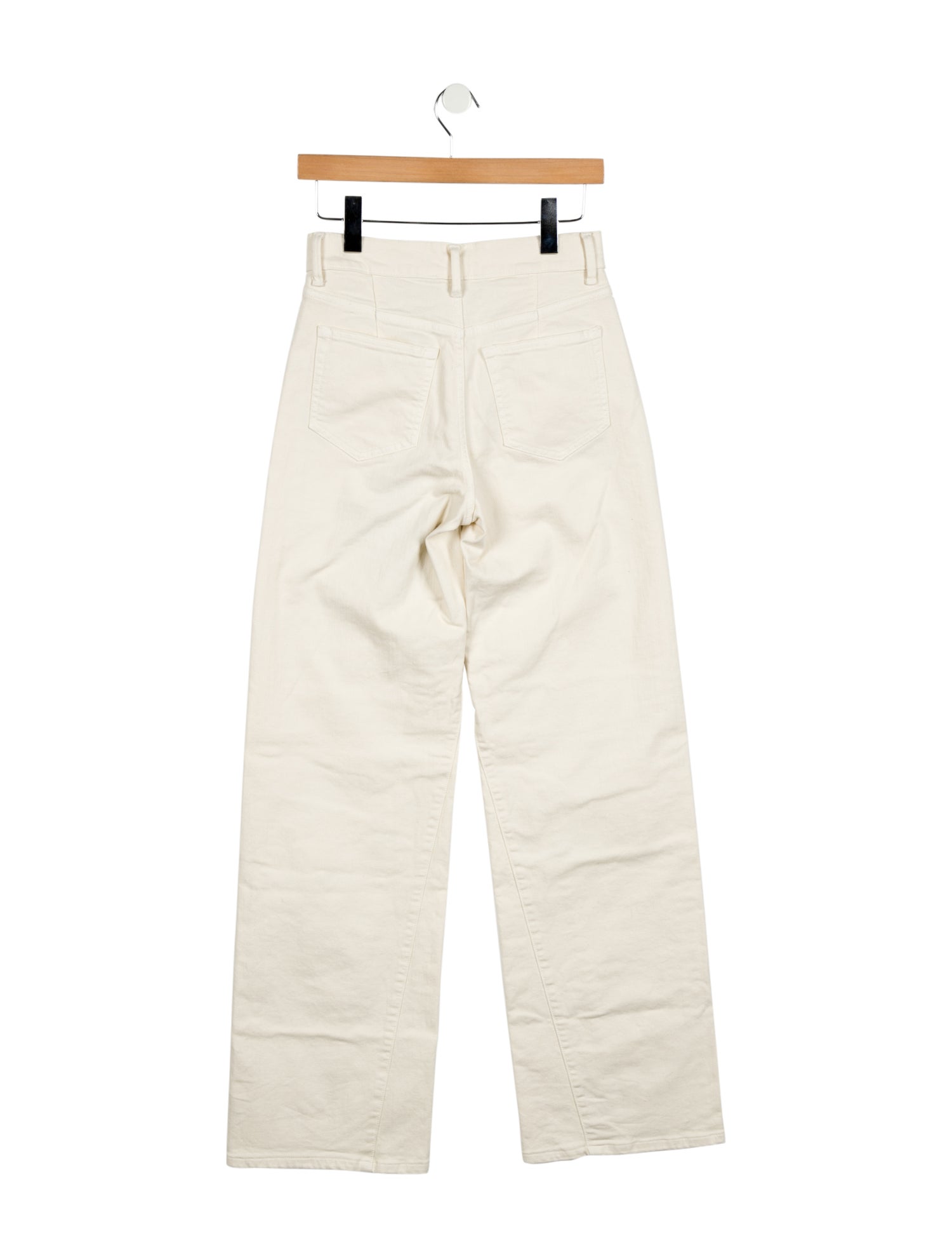 Andrea Ya'aqov Mid-Rise Wide Leg Jeans