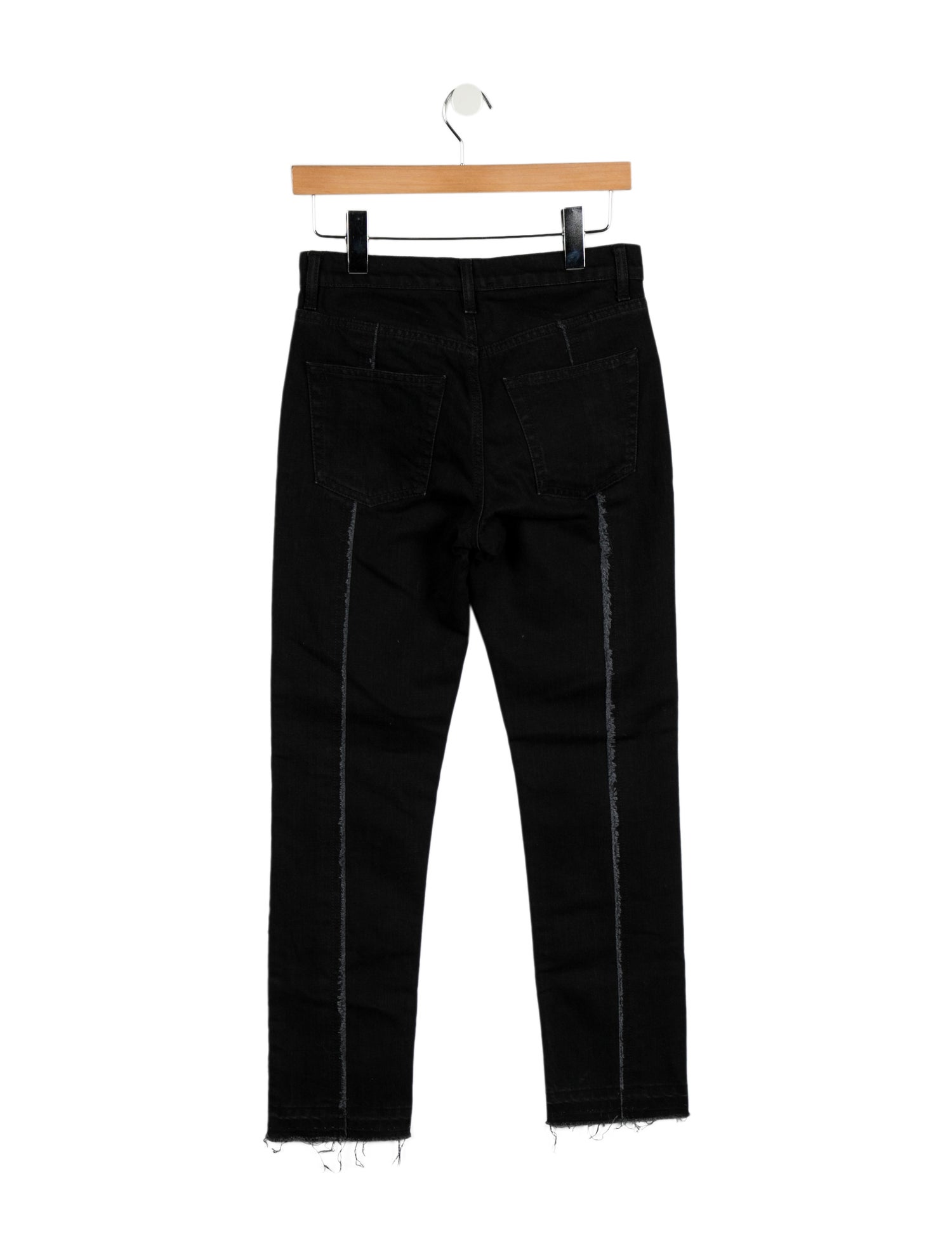 Andrea Ya'aqov Mid-Rise Straight Leg Jeans
