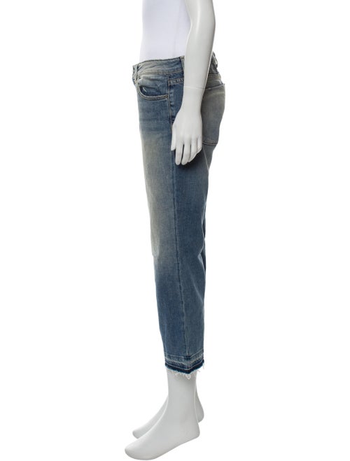 Alice + Olivia Alice + Olivia Mid-Rise Straight-Leg Jeans - Clothing ...