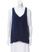 Alice + Olivia Silk Plunge Neckline Top image 1