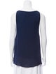 Alice + Olivia Silk Plunge Neckline Top image 3