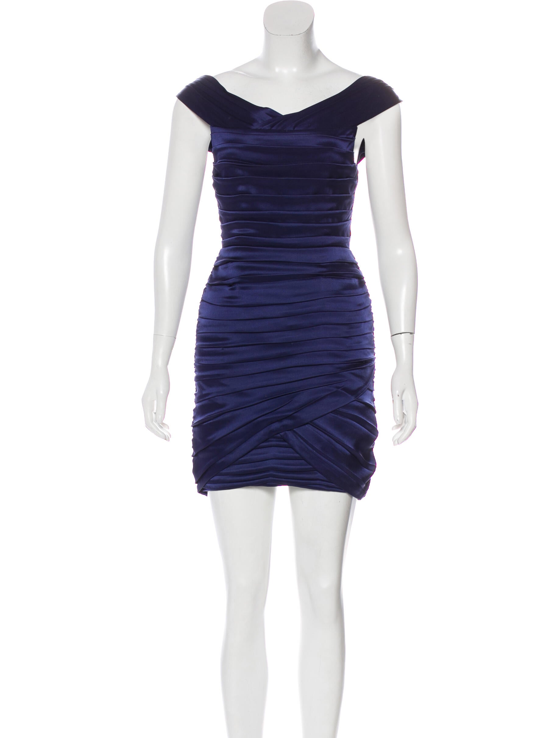 Alice + Olivia Off-The-Shoulder Mini Dress