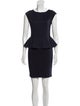 Alice + Olivia Alice + Olivia Bateau Neckline Mini Dress
