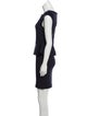 Alice + Olivia Alice + Olivia Bateau Neckline Mini Dress