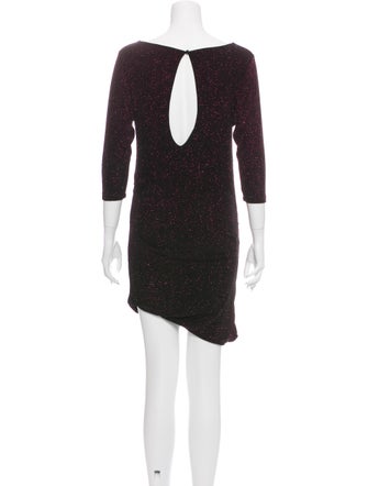 Alice + Olivia Scoop Neck Mini Dress