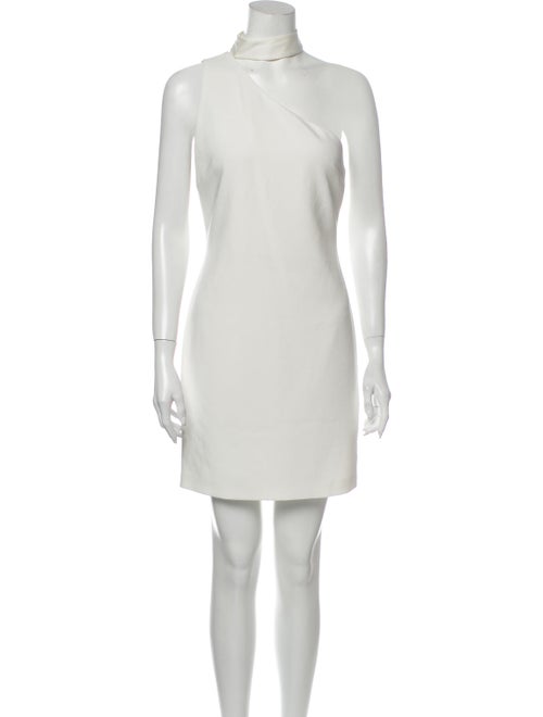 Alice + Olivia One-Shoulder Mini Dress w/ Tags Whi