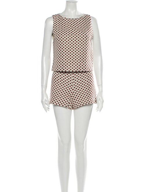 Alice + Olivia Polka Dot Print Short Set