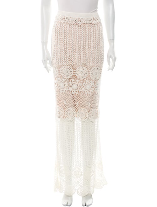 Alice + Olivia Linen Long Skirt