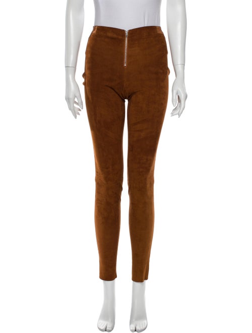 Alice + Olivia Skinny Leg Pants Brown