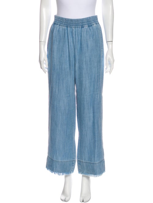 Alice + Olivia Wide Leg Pants Blue