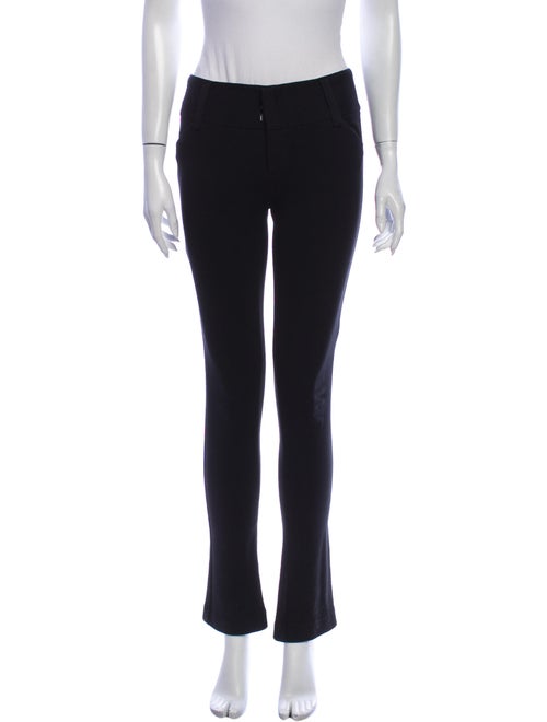 Alice + Olivia Straight Leg Pants Black