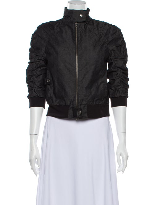 Alice + Olivia Bomber Jacket Black