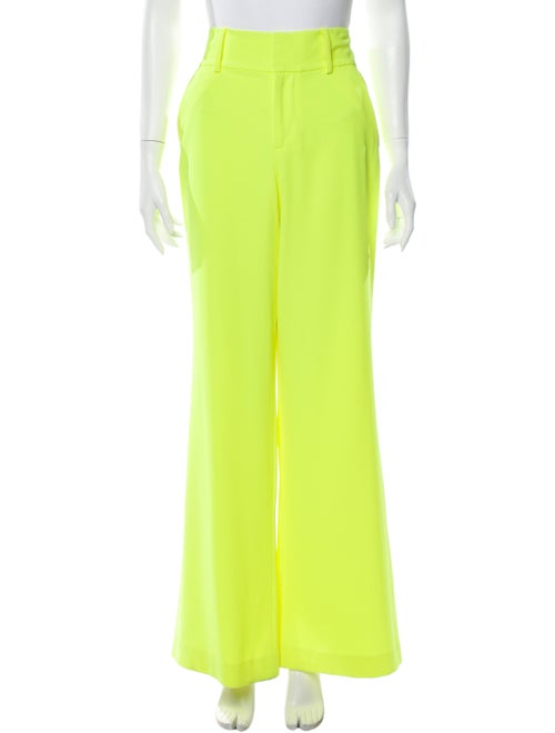 Alice + Olivia Wide Leg Pants Green