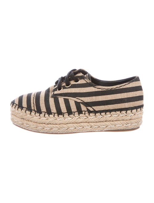 Alice + Olivia Raffia Striped Espadrille Sneakers