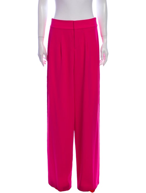 Alice + Olivia Wide Leg Pants Pink