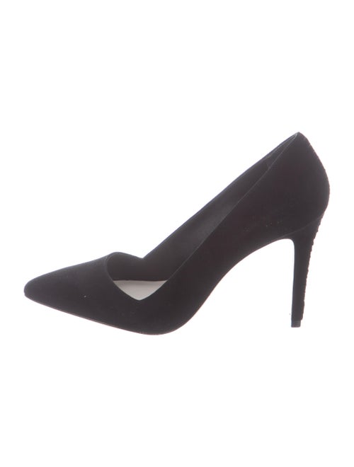 Alice + Olivia Suede Pumps Black