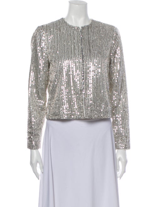 Alice + Olivia Evening Jacket Silver