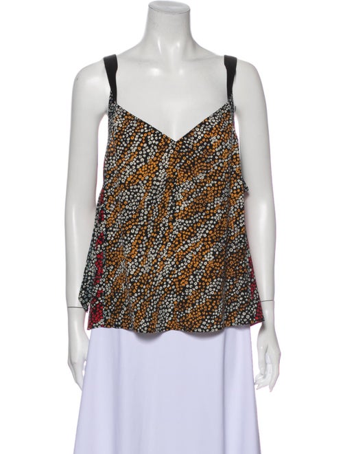 Alice + Olivia Colette Cami Silk Top w/ Tags Black