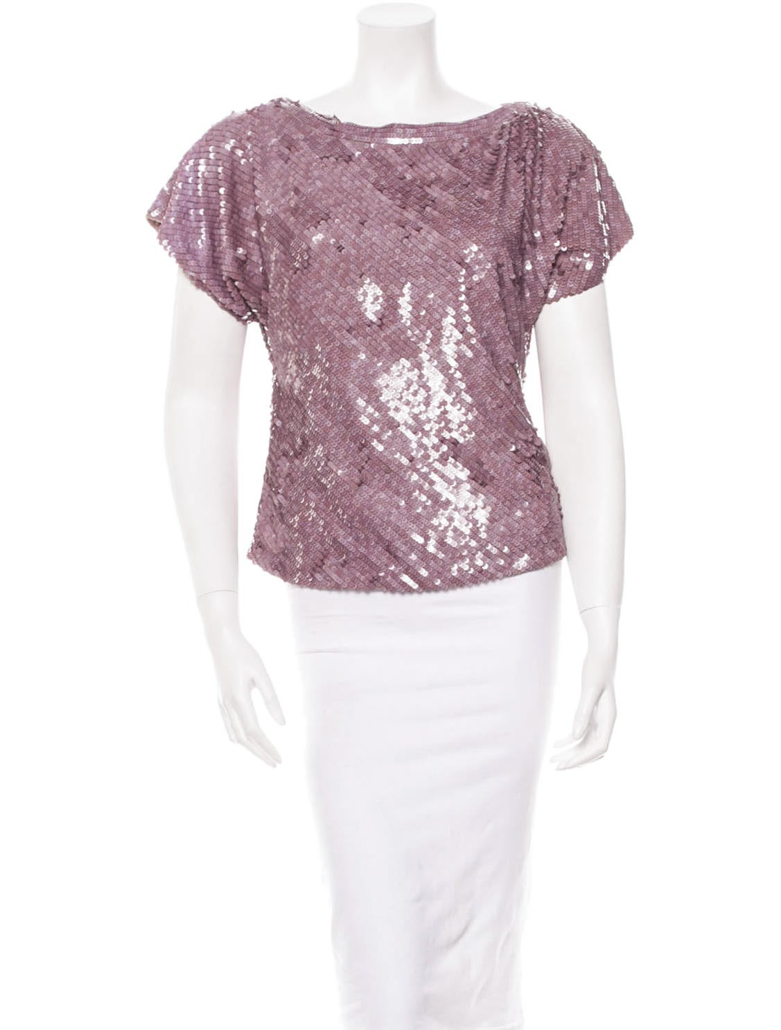 Alice + Olivia Sequin Top