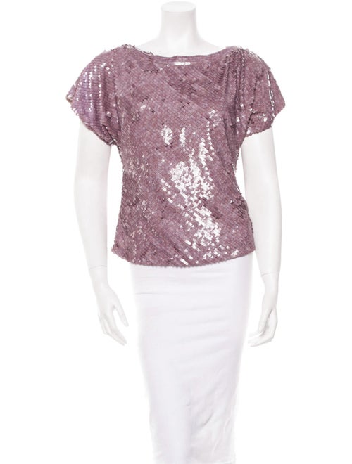 Alice + Olivia Sequin Top