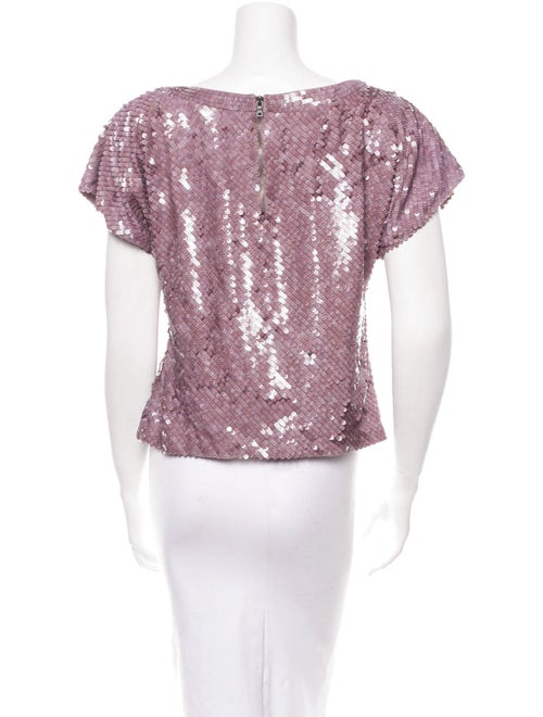Alice + Olivia Sequin Top