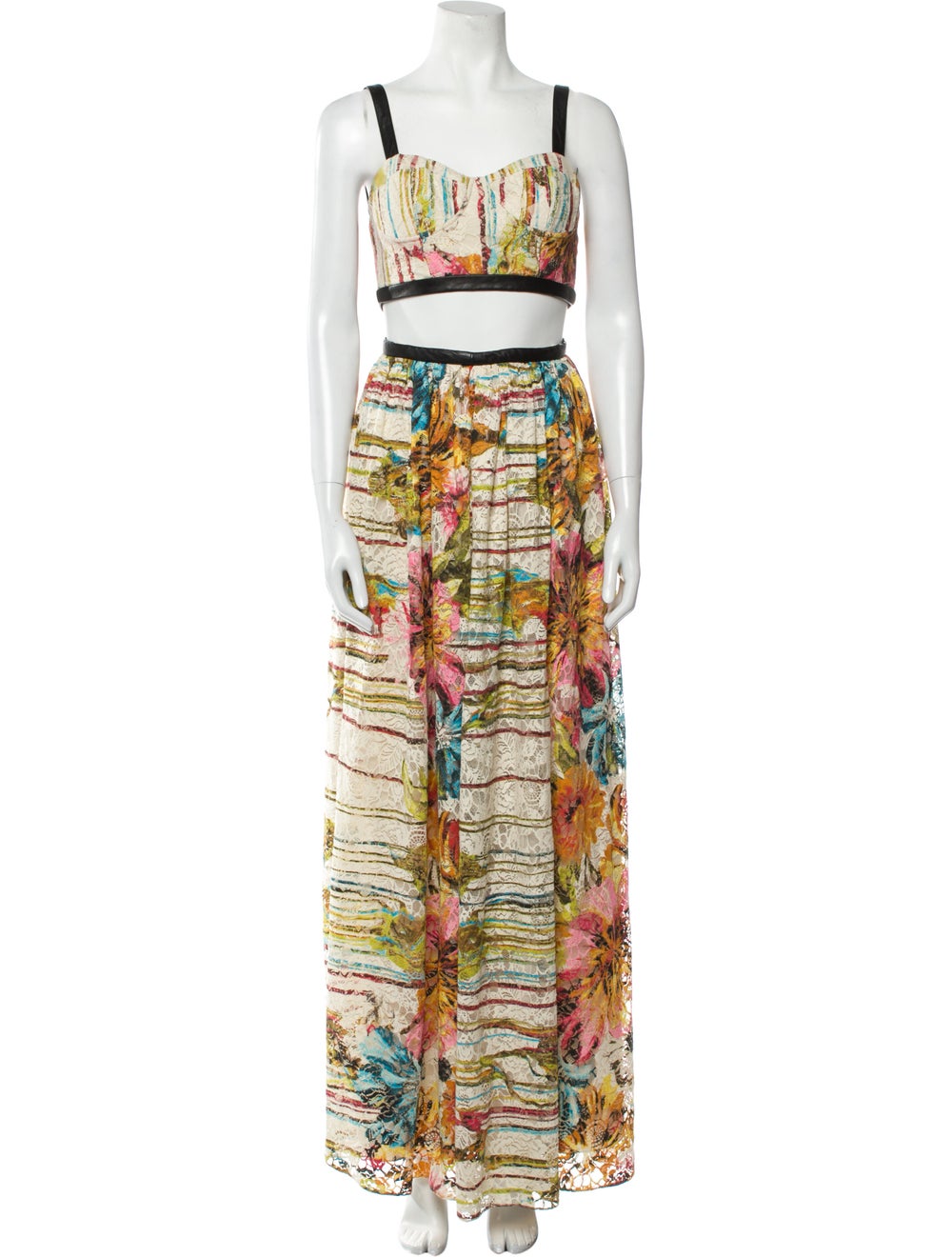 Alice + Olivia Printed Long Dress - image 1