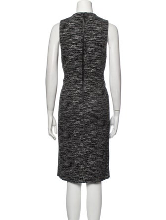 Alice + Olivia V-Neck Midi Length Dress