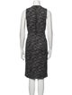 Alice + Olivia V-Neck Midi Length Dress