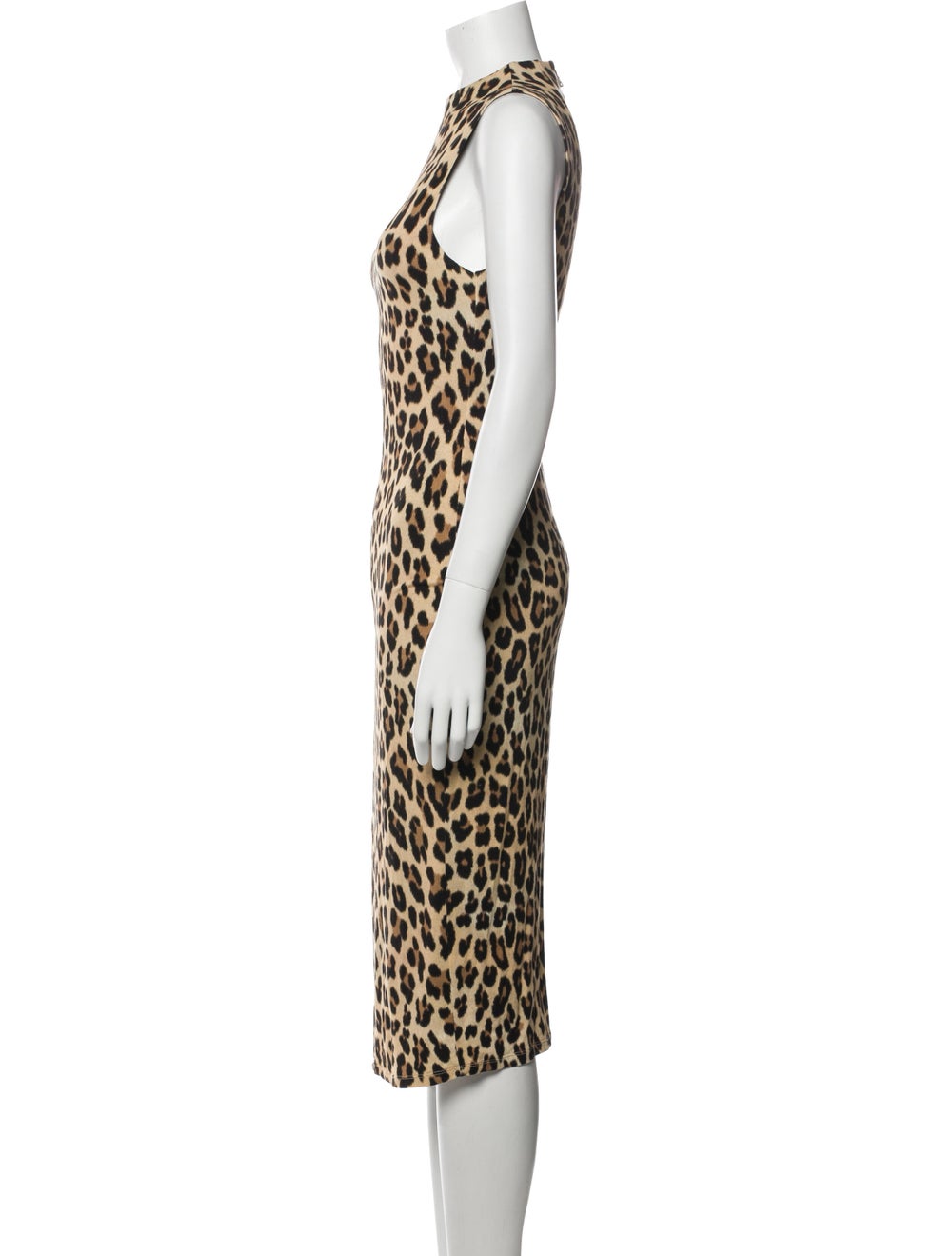 Alice + Olivia Animal Print Long Dress - image 2