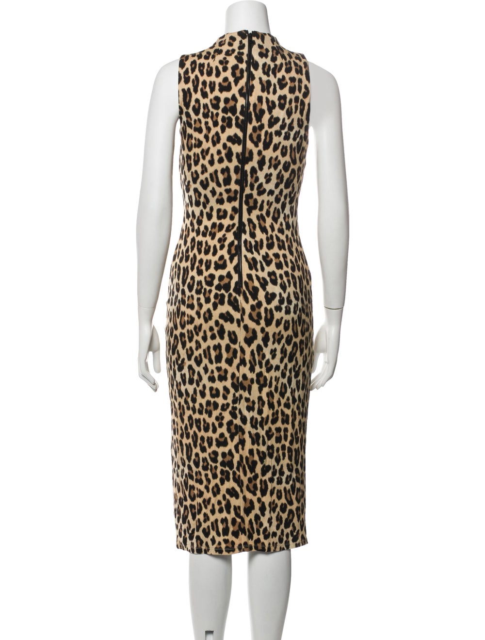Alice + Olivia Animal Print Long Dress - image 3
