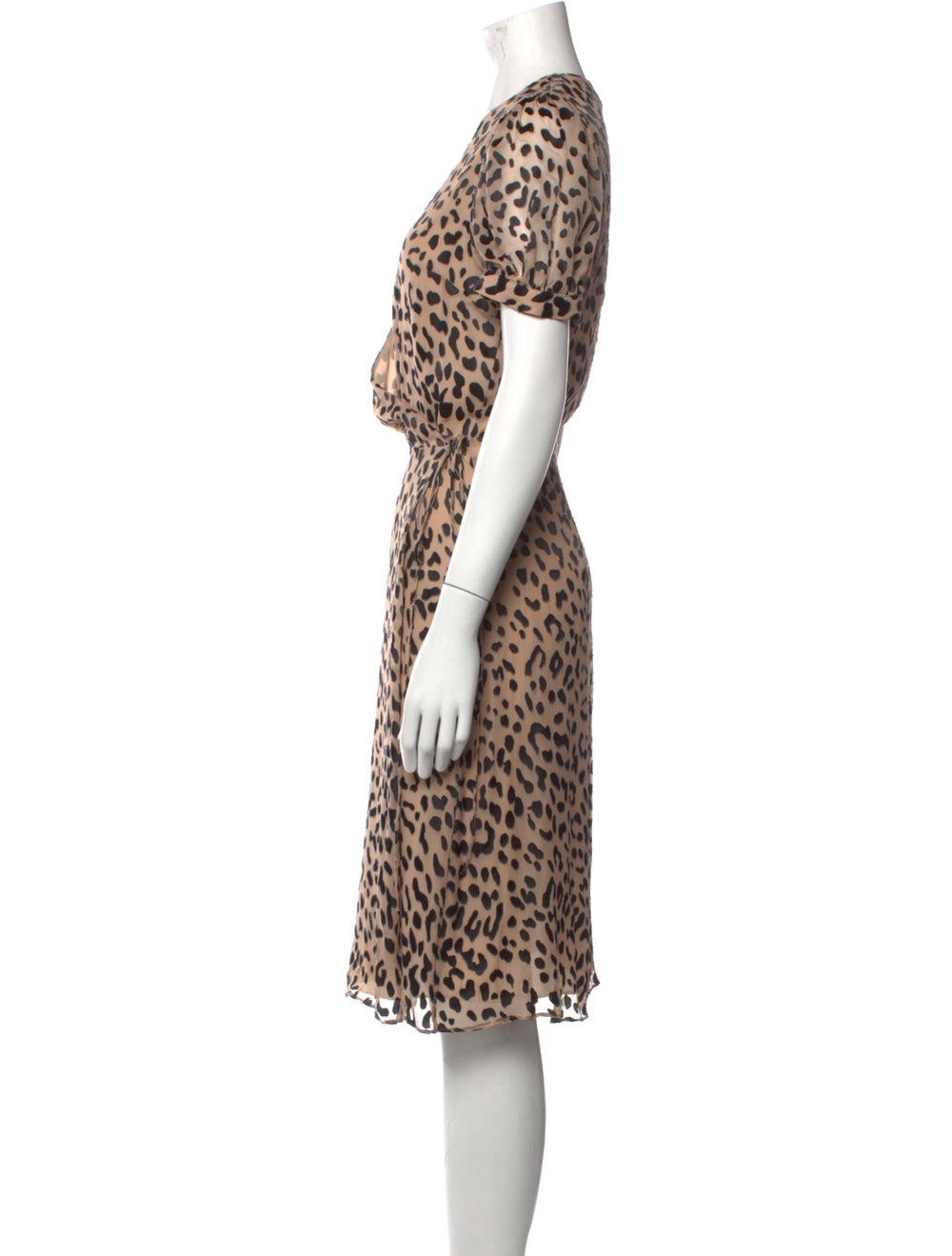 Alice + Olivia Animal Print Midi Length Dress - image 2