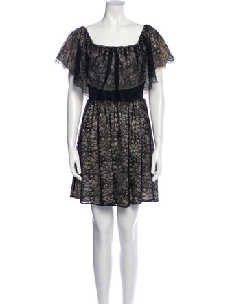 Alice + Olivia Floral Print Mini Dress