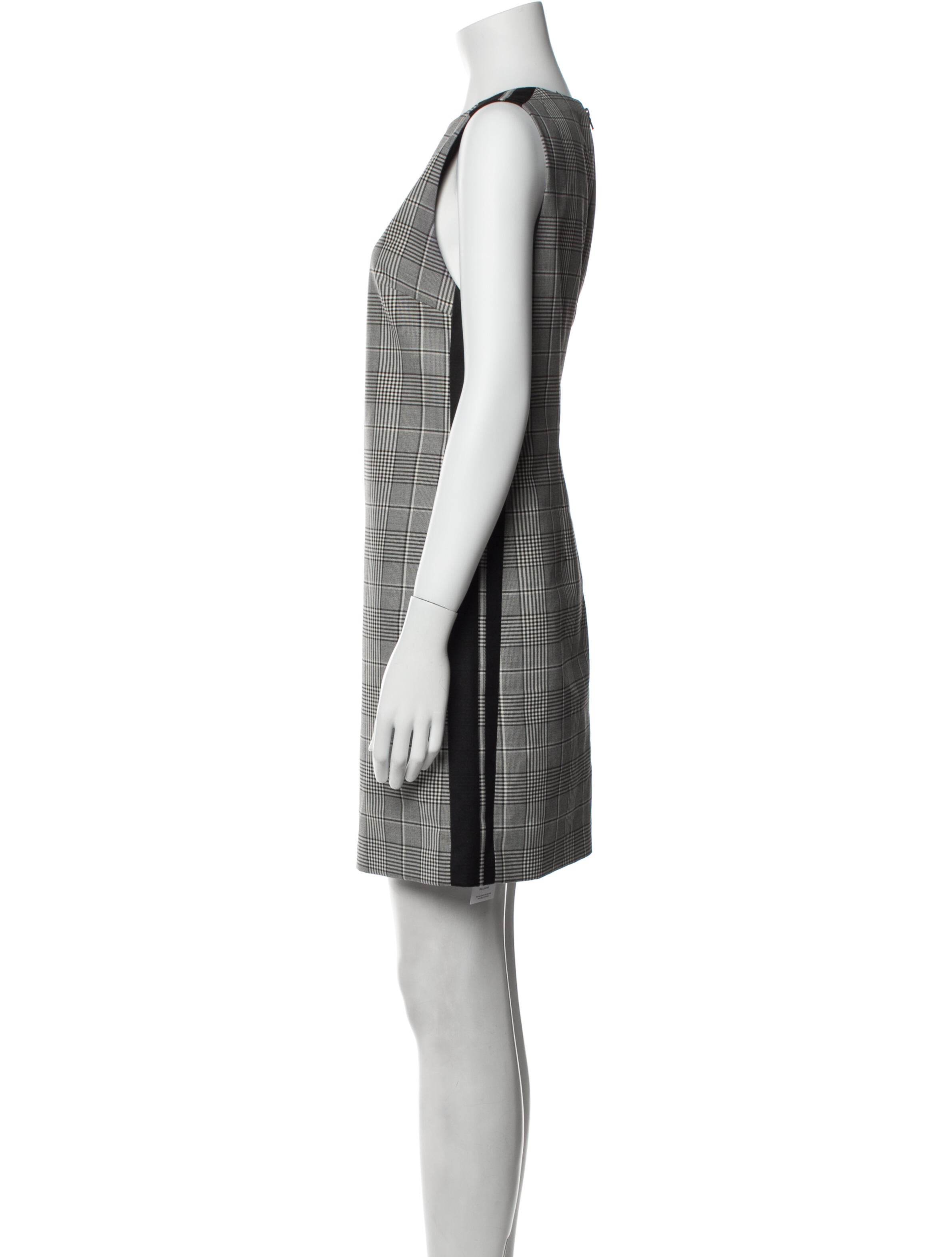 Alice + Olivia Plaid Print Mini Dress