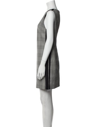 Alice + Olivia Plaid Print Mini Dress