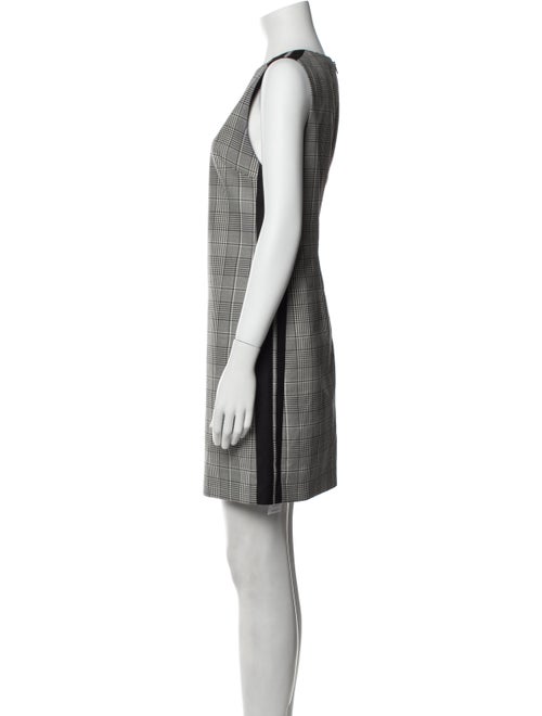 Alice + Olivia Plaid Print Mini Dress